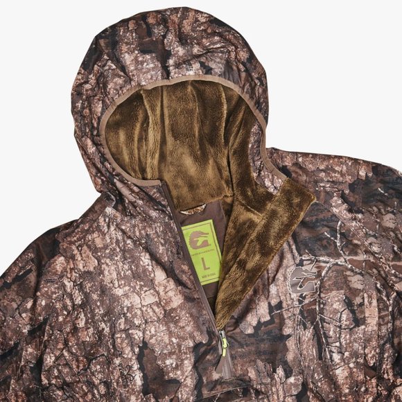 Gator Waders 1/2 Zip Bog Hoodie Large Men's - Realtree Timber - Minnesota Seller - Picture 3 of 6